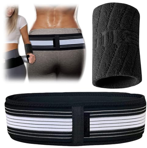 FrostyFlair Ceinture de maintien du dos et orthopédique avec protection du poignet, ventilation améliorée, contre la sciatique et pour soulager les douleurs