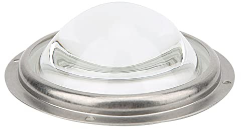 100 mm 60 degrés LED lentille à condensateur Verre Optique Haute Transmission 98% étanche en Caoutchouc Cercle Support Fixe pour projecteur LED lumière de Voiture projecteur