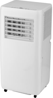 Abrila - Aire Acondicionado Portátil Fresh Blanco | 9000 BTU | 2 Velocidades | Deshumidificador | Control Remoto | Kit Ventana | 70x33x28 cm