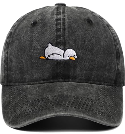 LANLYLGQ Baseball Cap Snapback Baseballkappe Unisex Herren Damen Vintage Stickerei UV Schutz Docker Cap Sonnenhut