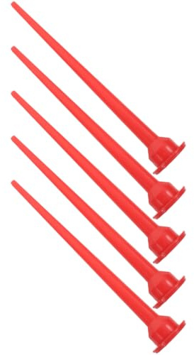 TOGEVAL 5pcs Extended Reach Caulking Gun Nozzle Extension with Universal Compatibility, Plastic Straight Tips Applicator for Caulk Tube and Gun, for Renovation and Window Caulking Tasks