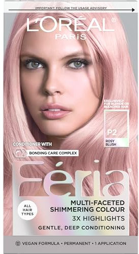 L'Oreal Paris Hair Color Feria Pastels Dye, Smokey Pink P2 by L'Oreal Paris