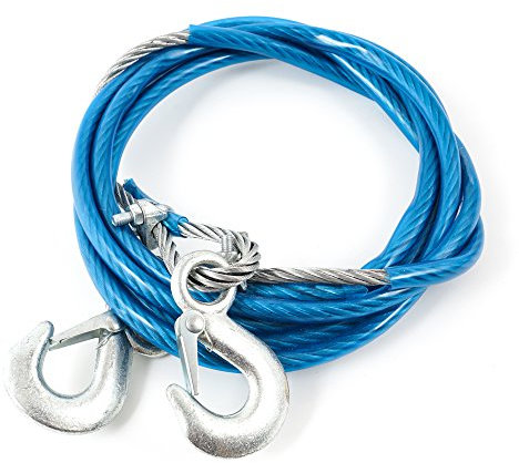 DIYI 4M 3 Tonnes Sangle de Remorquage de Voitures Corde de Traction Câble de Remorquage