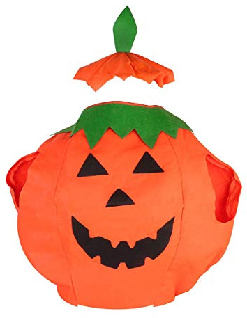 Veroda Unisex Fancy Dress Pumpkin Outfit Clothes for Halloween Costume Party (L-Adult)