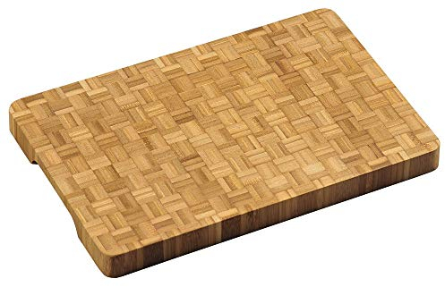 KESPER 58181 Profi-Schneidebrett aus Bambus (Stirnholz) 36 x 24 x 3 cm