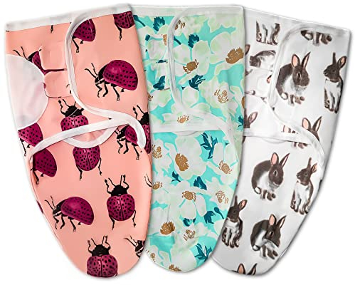 Joyo roy Wickeldecken Baby Pucktuch Pucksack Baby 3-6 Monate Pucktücher Wickeldecke Puckschlafsack Pucktuch für Neugeborene 100% Baumwolle Swaddle Wickel-Decke Verstellbare Decke Für Säuglinge