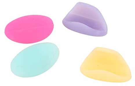 4er Set Universal Flöte Daumenauflagen Kissen aus Silikon Fingerschutz Daumenstütze für Querflöten