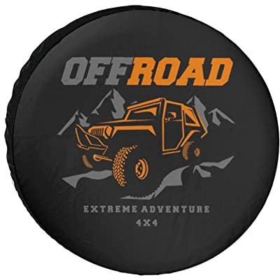 Reserveradabdeckung, wasserdicht und staubdicht, Radreifenabdeckungen für Offroad-Extreme Abenteuer, Geeignet für SUV, Wohnmobil, Anhänger, Autoräder 17 Zoll