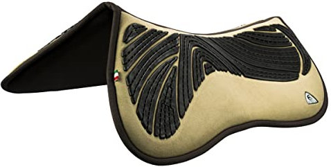 Acavallo Gel Pad Pocket & Memory Foam1/2 Pad, Größe:L, Farbe:Sand