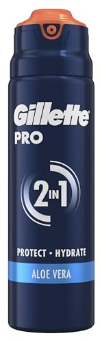 Gillette PRO Rasiergel für Männer, 200ml | Rasierschaum Kühlt Und Beruhigt Die Haut, Spendet Dem Barthaar Feuchtigkeit Und Schützt vor Irritationen