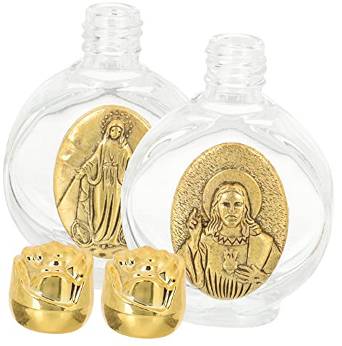 VALICLUD 2 Piezas Botella De Agua Botellas De Spray Decoración De La Boda De Vidrio Contenedores De Viaje Botella De Agua De Vidrio Familiar Bendición Botellas De Botella