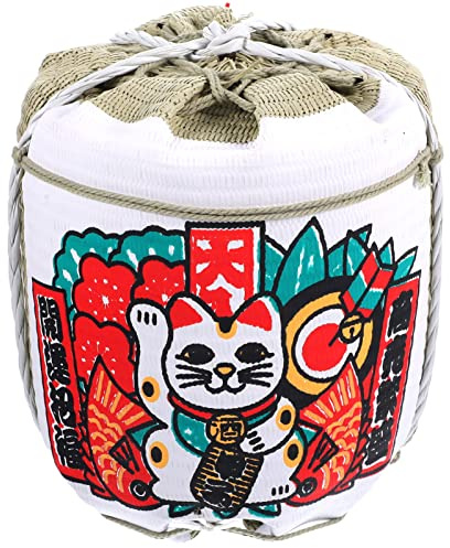 Kichvoe Imitation Japanisches Sake-fass Deko Modell Restaurant Dekoration Für Sushi Shops Figurine Japanischer Stil Für Innen Und Außeneinsatz