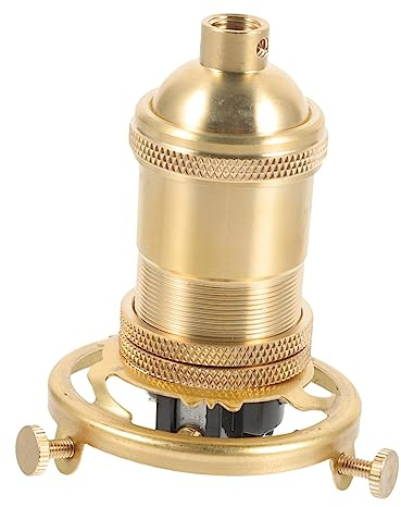 DOITOOL Douille Résistant Fer la Triangulaire E26 Ampoule E27 pour en Support Rouille Installation Facile et Vintage Éclairage Extérieur