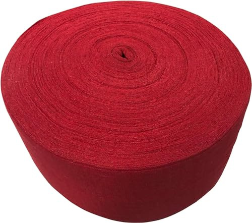 BALSAT | Housse en coton pour jambon - Bobine de 10 kg / environ 100 mètres pour 11 jambons (Rouge)