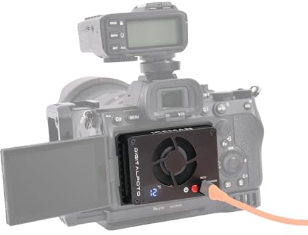 Ventilateur de refroidissement pour appareil photo, système de refroidissement externe avec ventilateur, compatible avec Sony A7M4/ZVE1/A6700/A7C2/ZV-E10/ZV1/A7C/FX3 Fuji XT4/Canon R6/R7/R10 pour