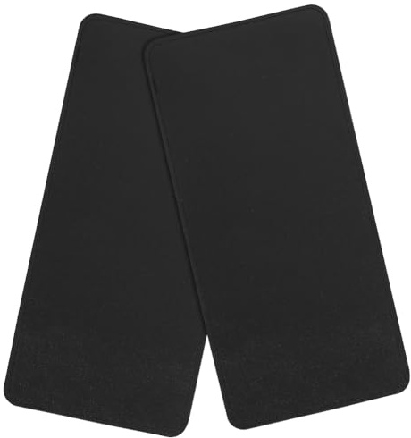 PH PandaHall PU Leder Taschenbodenformer Rechteckig, Schwarz, 2 Stück | 37*17cm, Taschenboden Taschenböden Geldbörsenböden Polstereinsatz Bodenformer Für Handtasche Tragetasche