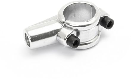 Spiegelhalterung 10mm Silber für 22mm Lenker