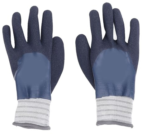 Eujgoov 1000V Electrical Insulated Rubber Gloves, Anti Slip Design, 1 Pair Gloves for Electrician Work with Cut for Home Circuit Repair, Live Circuit Projects