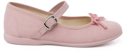 Pisamonas Ballerine con Cinturino Fiocco Lucido Perlato Misurare 24 Colore Rosa Pallido