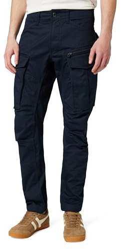 G-STAR Pantalones Rovic Zip 3D Regular Tapered para Hombre, Azul (salute D02190-E064-C742), 33W / 34L
