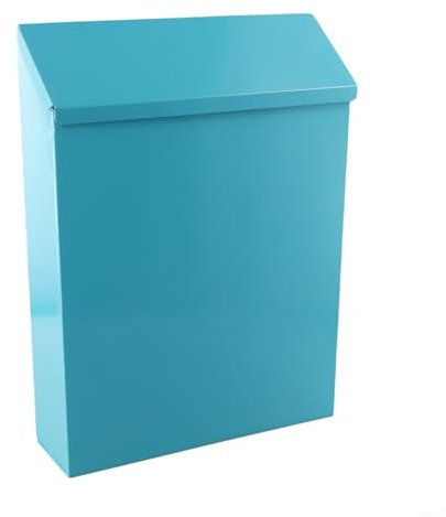 Stylish Wall Mounted Mailbox with Reliable Locking System Enhance Your Space (Blue)