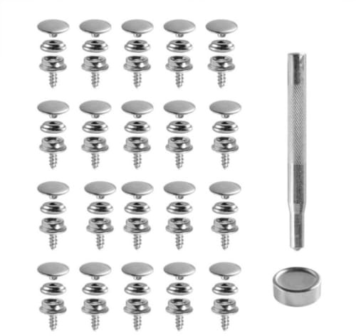 Stainless Steel 10mm Fastener Hardware Set Rustproof Canopy Safety Fixed 62pc Stainless Steel Turnbuckle Kit Suitable for Marine Outdoor Equipment