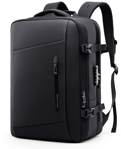 MARK RYDEN TSA Rucksack Erweiterbar 30-42L, 17.3 Laptop, YKK | Wasserabweisend, TSA-Schloss, USB & Brustgurt, Perfekt für Business, Flugreisen, Uni, Fitness & Wochenendtrip
