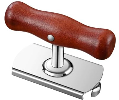 Abrelatas - Ajustable Por Torsión Fácil Con Mango De Madera - Abrelatas Abrelatas, Para Hombres Mujeres Mayores en Casa Cocina Viaje al Hotel en Restaurante