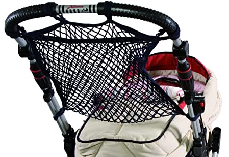 sunnybaby 19165 - Einkaufsnetz, Universalnetz für Kinderwagen & Sportwagen | universeller Ankerverschluss - Farbe: MARINE | Qualität: MADE in GERMANY