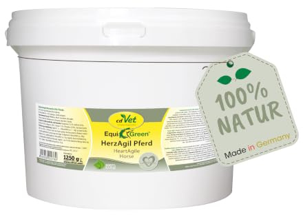 EquiGreen HerzAgil - Premium Natural Supplement for Horses, Supports Heart & Circulatory Health, 1.25 kg