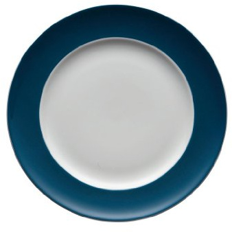 Thomas Sunny Day, Piatto per la Colazione, Torte, Porcellana, Petrol Blue, 22cm, 10222