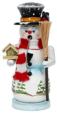Wichtelstube-Kollektion Räucherschneemann Toni 15cm Räuchermännchen Räucherfigur