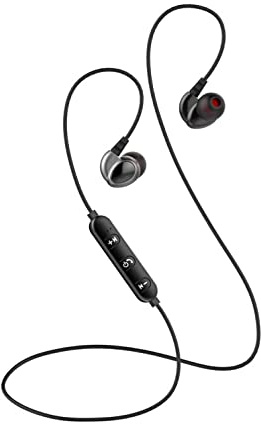 LEICKE Bluetooth Kopfhörer In-Ear kabellose, Smart Wireless Ohrhörer, Earbuds mit integriert Mikrofon und 4X Silikon-Ohrstöpsel IPX6 Wasserdicht, Kompatibel mit iOS & Android für iPhone Samsung Huawei