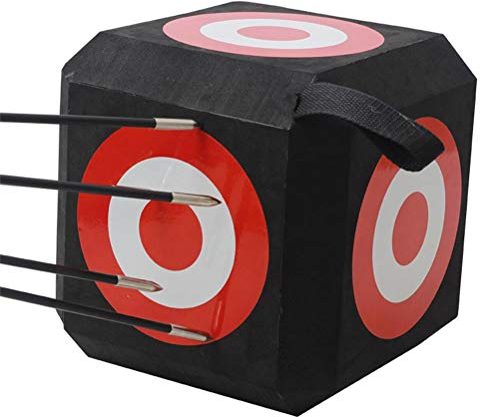 Würfel Bogenschießen,Bogenschießen 3D Würfel Bogenschießen Zielwürfel, Wiederverwendbare Schaum Bogenschießen Würfel für die Jagd Übung Training Recurve Bogen Ziel