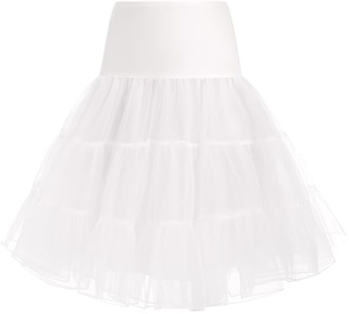Odizli Petticoat Unterrock Damen Kurz Reifrock für Rockabilly 50er Jahre Kleid