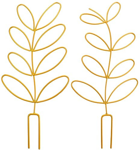 DOITOOL 2st Gartengitter Aus Eisen Tomatenpflanzenkäfig Zimmerpflanzen Topfpflanzen Tomaten Spalier Pflanzenstützkäfige Grüne Tomaten Garten Rankhilfe Gemüsekäfigständer Blumentopf Gurke