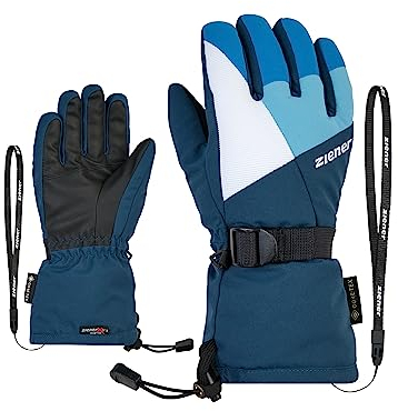 Ziener Kinder LANI Ski-Handschuhe/Wintersport | wasserdicht atmungsaktiv, hale navy, 4
