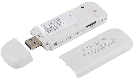 JTLB Clé Modem Hotspot Mobile, Adaptateur Réseau sans Fil USB 4G LTE, Routeur WiFi Portable pour Une Connexion Internet Sécurisée Partout