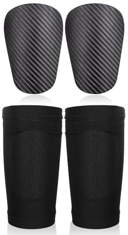 Mini Espinilleras de Fútbol con Fundas para Calcetines - Accesorios para Adolescentes, Niños, Adultos y Niñas