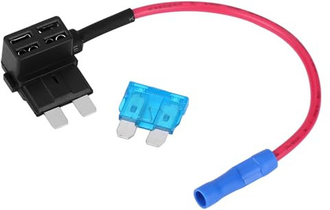 Auto-Sicherungshahn-Adapter, Flachsicherungen, Halter, Schutz, Mikro, Standard, 5 Stück (85 x 45 x 15 cm)
