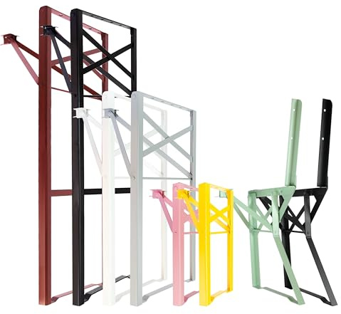 Natural Goods Berlin Juego de 2 Muebles de Tienda de Cerveza Plegables, Estructura de Metal para Mesa de Cerveza (Rojo Oscuro, 70 cm x 42 cm), Patas de Mesa para Muebles de marquesina, Estructura de
