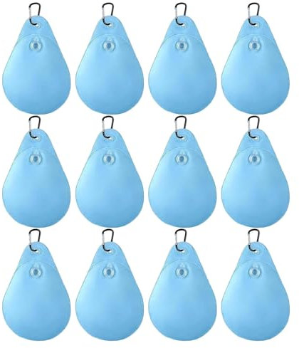 Poolabdeckung Gewichte Wassersack, 12 Stück Poolabdeckung Gewichte Mit Haken, Stabile, Reißfeste Pool-Wandtasche, Winter Pool Abdeckplane Beschwerungssack Für Oberirdische Winter-Poolabdeckung