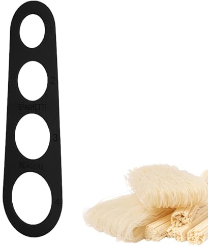 Spaghetti Mesurer - outil de pâtes en acier, Guide des portions de nouilles | Anneau de service réglable, ustensile de créneaux à mesurer, outil de jauge en acier inoxydable pour le dîner de cuisine d