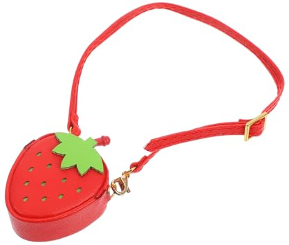 iplusmile Bolso De para Muñecas Bolso Bandolera De Muñeca Vestido De Fresa Accesorios Kawaii para De Fresa para Juguetería