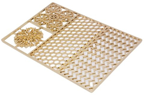 RASTKY Vassoio di Design per Ghiaccio Piastra in Rame Personalizzata Fai-da-te per Cubetti di Ghiaccio per Cocktail Amanti del Whisky 3,9x5,9 Pollici Ideale per Feste Al Bar (C02)