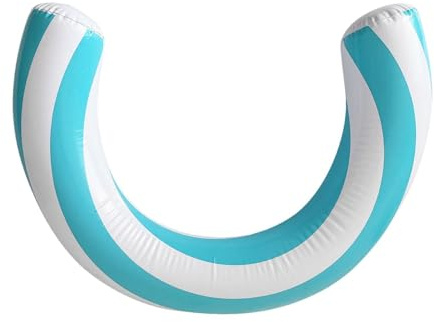 Uppblåsbar poolnudel av PVC Uppblåsbara Randiga PVC Vattenlekar för | Uppblåsbar Böjd Poolnudel Float För avkoppling vid sjön, vattenfester, festliga sammankomster och