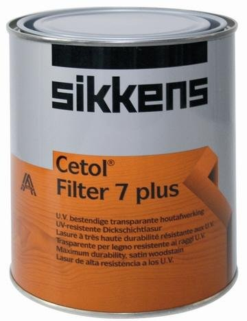 Sikkens Cetol Holzlasur: Filter 7 plus 2,5 Liter, 020 Ebenholz