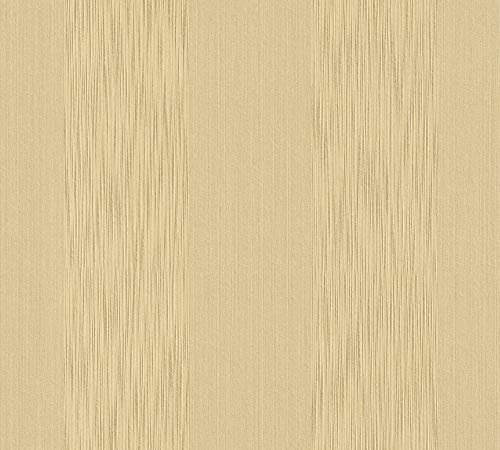 Architects Paper 956603 95660-3 Tessuto Papier peint textile avec bandes 10,05 m x 0,53 m Jaune Fabriqué en Allemagne
