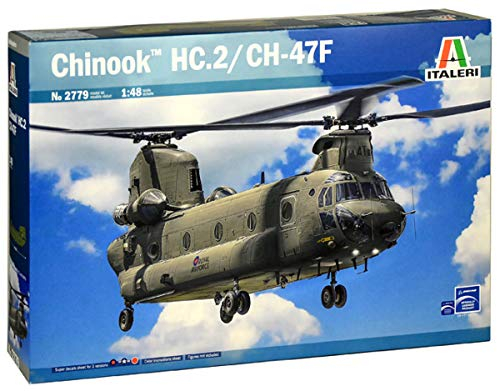 Italeri 2779 Chinook HC.2/CH-47F Model Kit elicottero plastica Scala 1:48