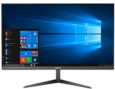 MSI Pro 24X 10M-050DE AIO - Ordenador de sobremesa (Intel Core i7-10510U, Pantalla FHD de 23,8, 16 GB DDR4, 512 GB SSD, Windows 10 Pro), Color Plateado